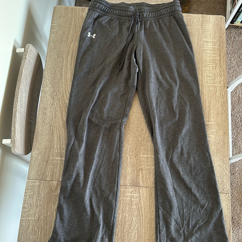 New Men’s Under Armour Gray Sweatpants - Semi-Fitted